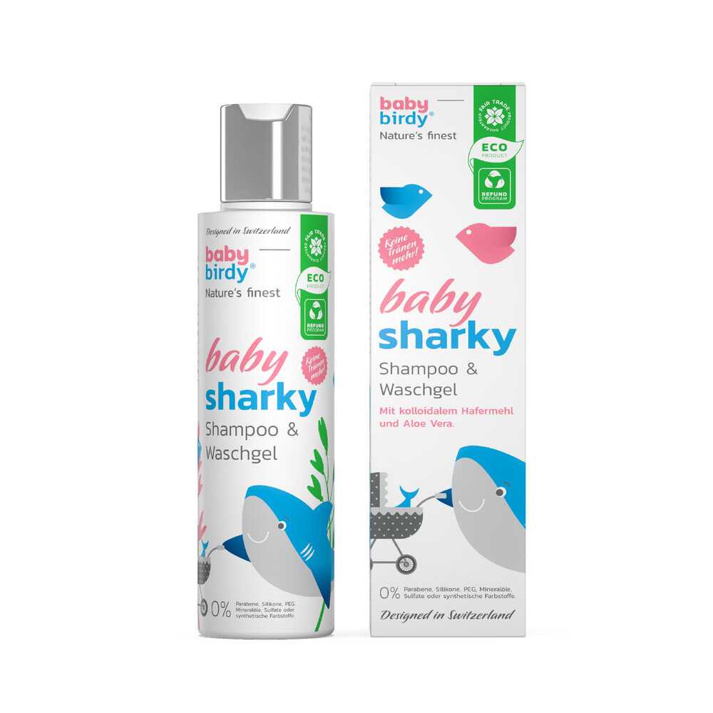 Otroški šampon in gel za umivanje BabySharky image 0