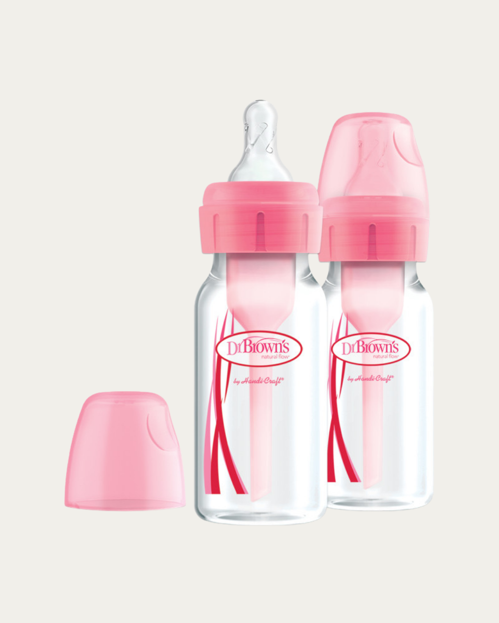 Plastična ozkovratna steklenička 120 ml, 2 kom
