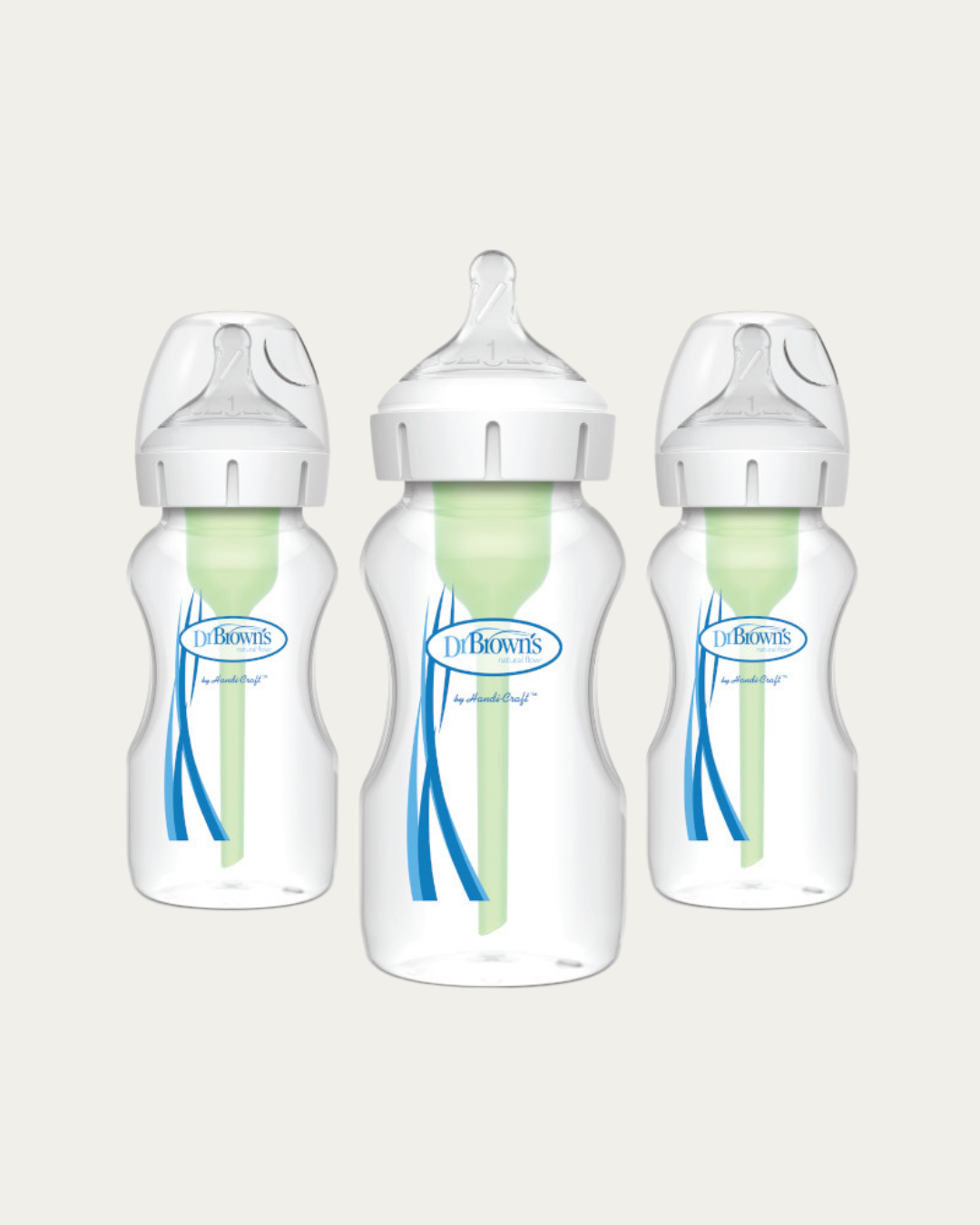 Plastična širokovratna steklenička 270 ml, 3 kom