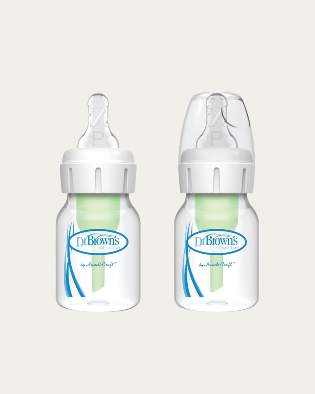 Plastična ozkovratna steklenička 60 ml, 2 kom