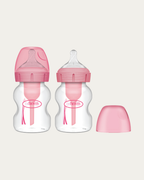 Plastična širokovratna ROZA steklenička 150 ml, 2 kom