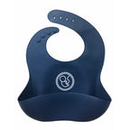 Silikonski slinček BabyPlanet - Temno Modra image