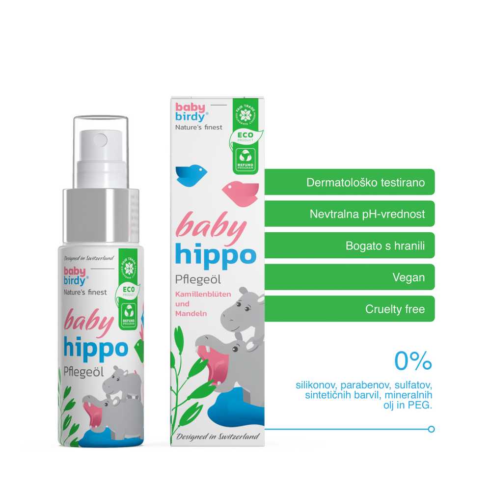 Otroško negovalno olje BabyHippo image 1