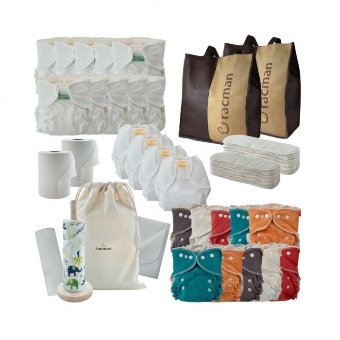 Pralne plenice za veckratno uporabo Racman Veliki komplet plenic a