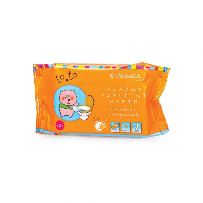 to to vlazni WC papir 60 kos