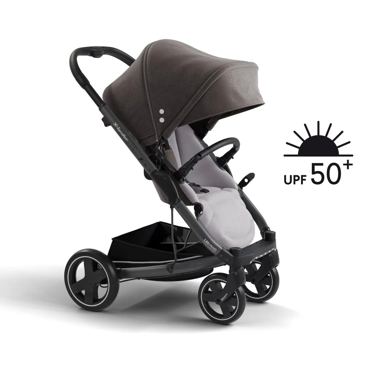 x cite evening grey uv50 min